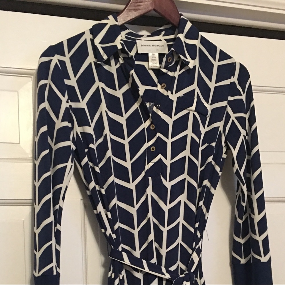 Donna Morgan Marlowe Jersey shirt dress